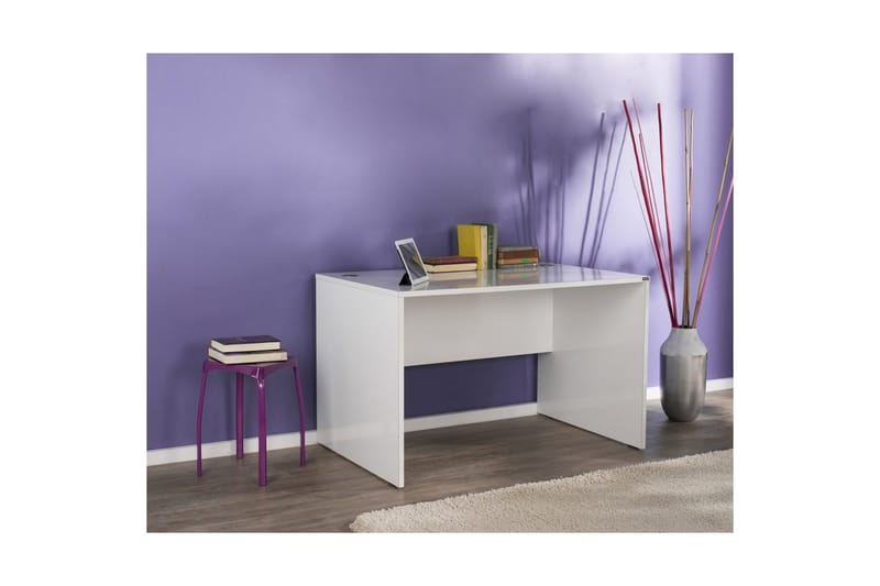 Jenifer Skrivebord 76x120 cm - Hvid - Møbler - Borde - Kontorbord - Skrivebord