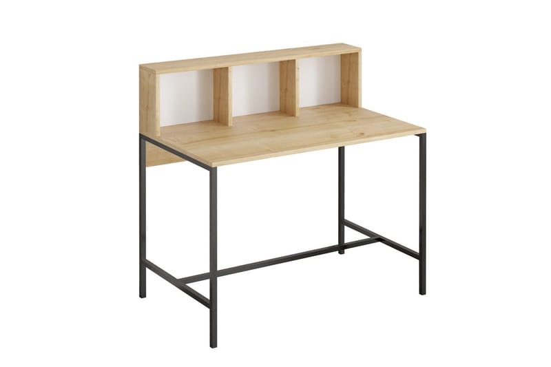 Jovra Skrivebord 60x100 cm, Eg/Sort