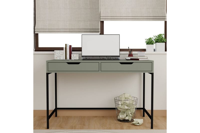 Loryn Skrivebord 55x120 cm - Grøn - Møbler - Borde - Kontorbord - Skrivebord