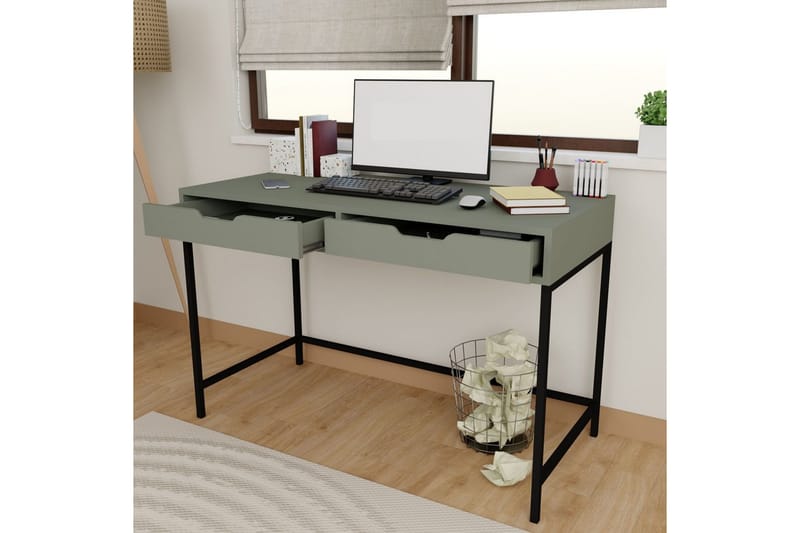 Loryn Skrivebord 55x120 cm - Grøn - Møbler - Borde - Kontorbord - Skrivebord