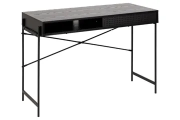 Mehoopany Skrivebord 110x110 cm - Sort - Møbler - Borde - Kontorbord - Skrivebord