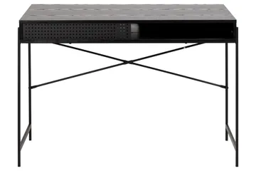 Mehoopany Skrivebord 110x110 cm - Sort - Møbler - Borde - Kontorbord - Skrivebord