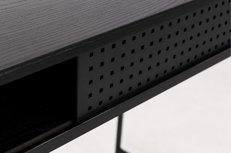 Mehoopany Skrivebord 110x110 cm - Sort - Møbler - Borde - Kontorbord - Skrivebord