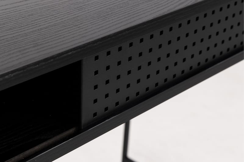 Mehoopany Skrivebord 110x110 cm - Sort - Møbler - Borde - Kontorbord - Skrivebord