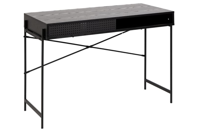Mehoopany Skrivebord 110x110 cm - Sort - Møbler - Borde - Kontorbord - Skrivebord