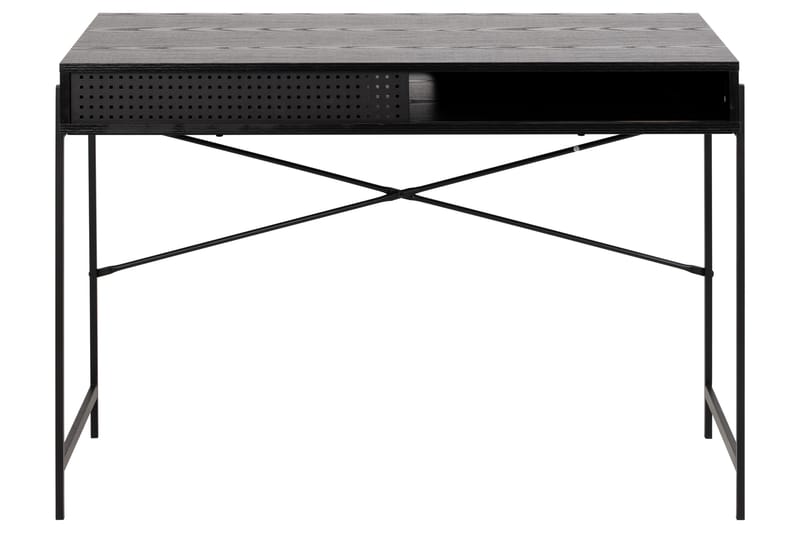 Mehoopany Skrivebord 110x110 cm - Sort - Møbler - Borde - Kontorbord - Skrivebord