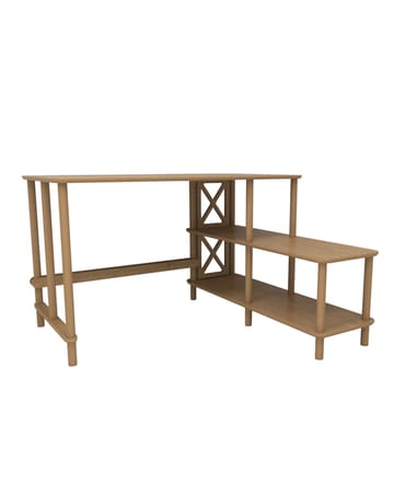 Morina Skrivebord 125 cm - Eg - Møbler - Borde - Kontorbord - Skrivebord