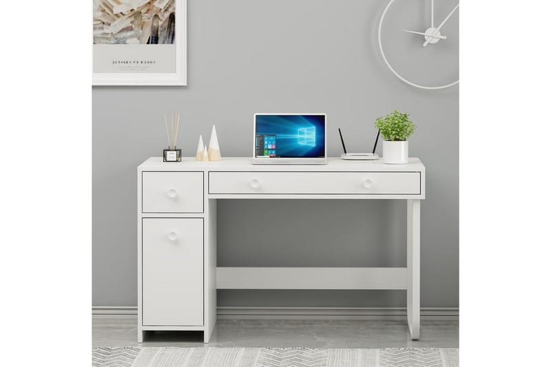 Neric Skrivebord 60x120 cm - Hvid - Møbler - Borde - Kontorbord - Skrivebord