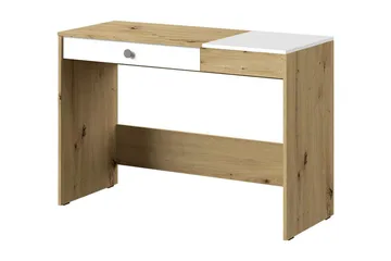 Nero Skrivebord 120 cm - Natur/Hvid/Grå - Møbler - Borde - Kontorbord - Skrivebord