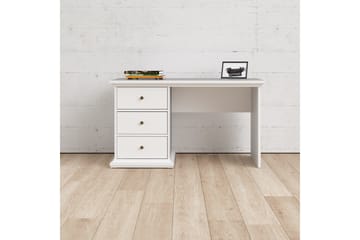 Paris Skrivebord 130 cm - Hvid - Møbler - Borde - Kontorbord - Skrivebord