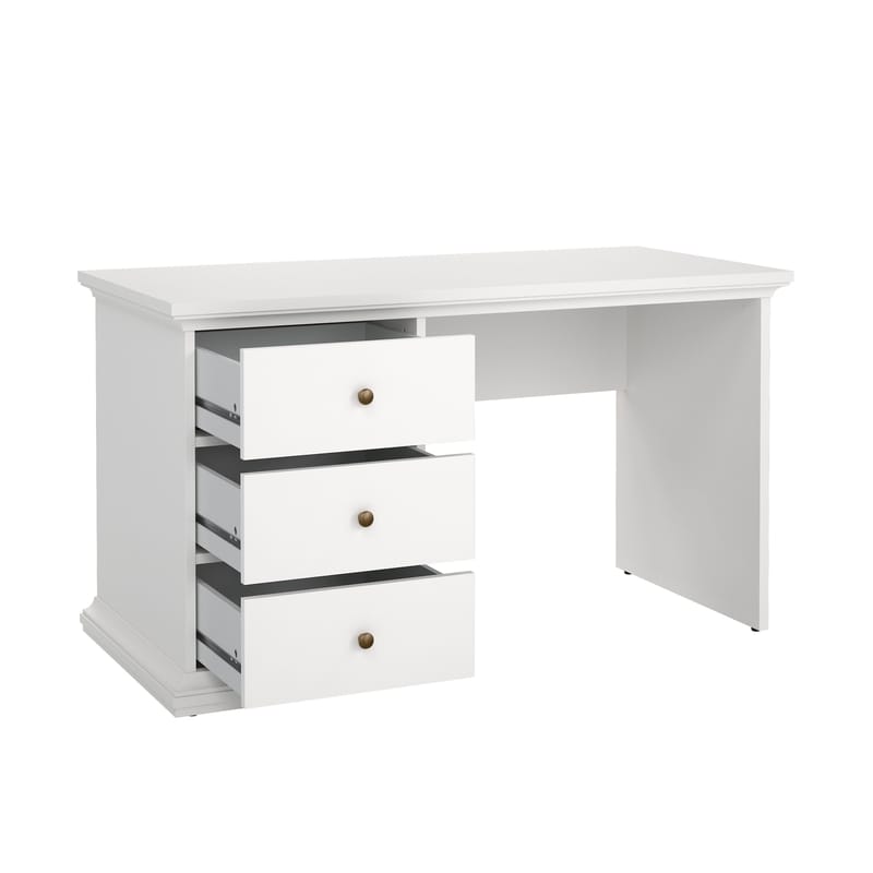 Paris Skrivebord 130x62x74 cm - Møbler - Borde - Kontorbord - Skrivebord