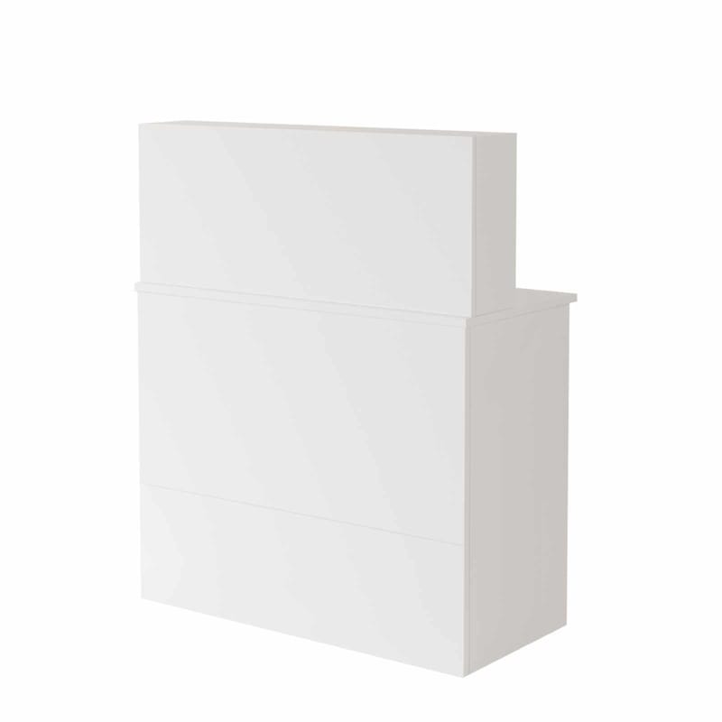 Receptionbord Skye Decor Bren (90 x 110 x 44,5 cm) Hvid - Hvid - Møbler - Borde - Kontorbord - Skrivebord