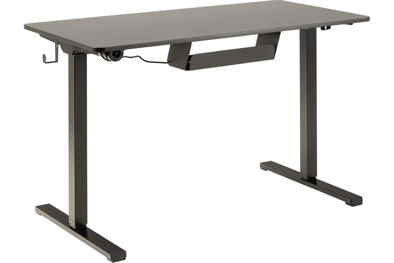 Salomi Skrivebord Hæve/sænke 120x120 cm - Sort - Skrivebord