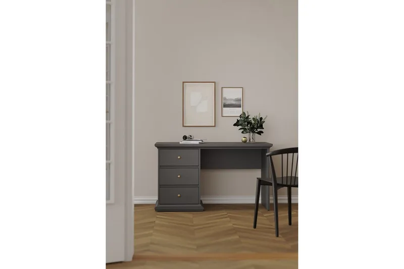 Shoiba Skrivebord 62x130 cm - Grå - Møbler - Borde - Kontorbord - Skrivebord