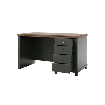 Skrivbord Skrivbord Evora med 4 Lådor Grön - Møbler - Borde - Kontorbord - Skrivebord