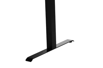 Adrianah Skrivebord 80x150 cm - Hvid/Sort - Møbler - Borde - Kontorbord - Skrivebord - hæve-sænke-bord