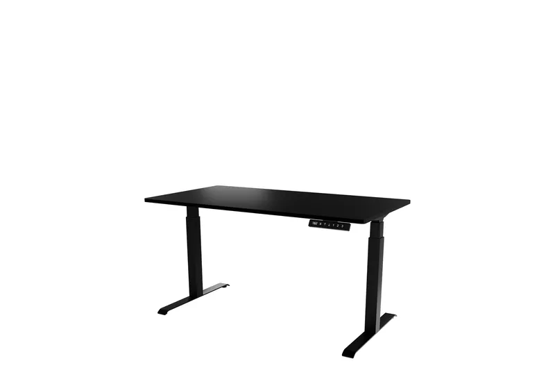 Adrianah Skrivebord 80x150 cm - Sort - Møbler - Borde - Kontorbord - Skrivebord - hæve-sænke-bord