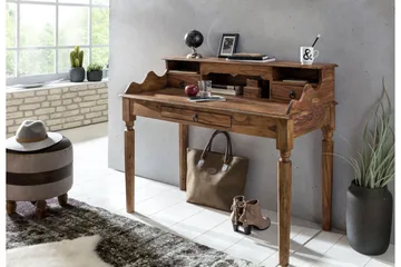 Aggrey skrivebord 115 cm - Træ / natur - Møbler - Borde - Kontorbord - Skrivebord