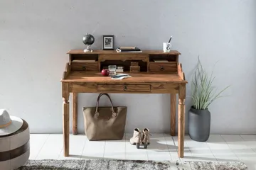 Aggrey skrivebord 115 cm - Træ / natur - Møbler - Borde - Kontorbord - Skrivebord