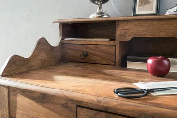 Aggrey skrivebord 115 cm - Træ / natur - Møbler - Borde - Kontorbord - Skrivebord