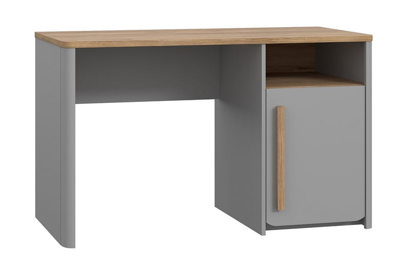 Ahmetbay Skrivebord 120 cm - Grå/Brun - Møbler - Borde - Kontorbord - Skrivebord