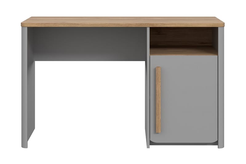 Ahmetbay Skrivebord 120 cm - Grå/Brun - Møbler - Borde - Kontorbord - Skrivebord