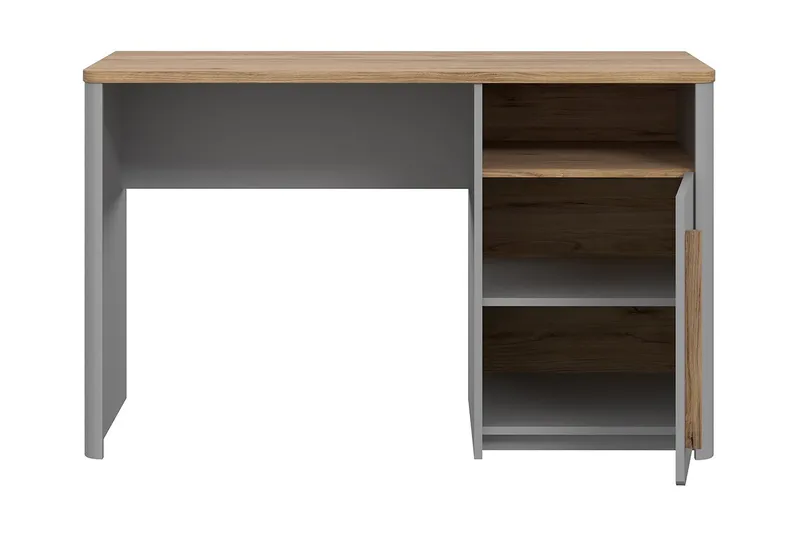 Ahmetbay Skrivebord 120 cm - Grå/Brun - Møbler - Borde - Kontorbord - Skrivebord