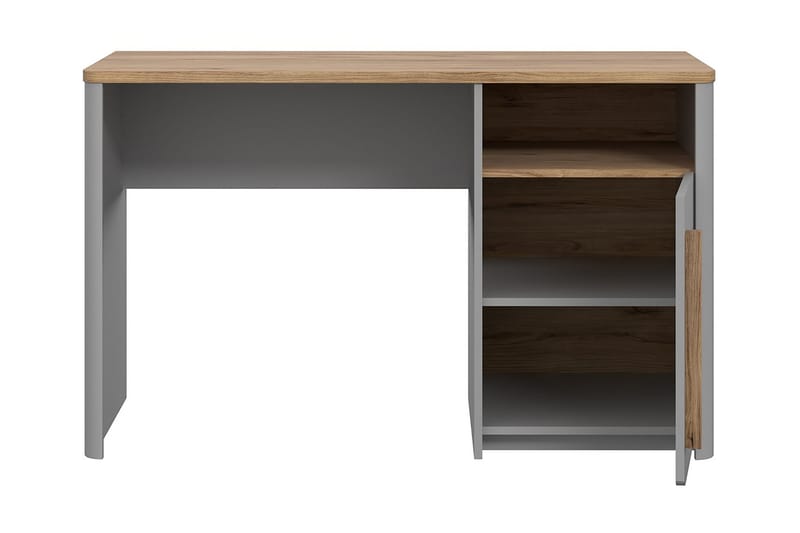 Ahmetbay Skrivebord 120 cm - Grå/Brun - Møbler - Borde - Kontorbord - Skrivebord