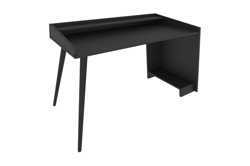 Andifli Skrivebord 59x88,3x121,8 cm med opbevaring - Sort - Skrivebord