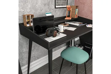 Andifli Skrivebord 59x88,3x121,8 cm med opbevaring - Sort - Møbler - Borde - Kontorbord - Skrivebord