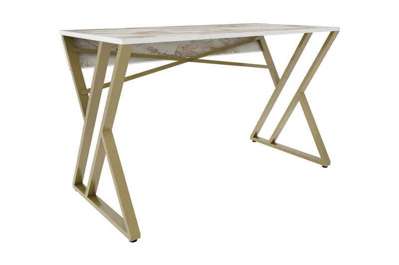 Andifli Skrivebord 60x75x120 cm - Hvid - Møbler - Borde - Kontorbord - Skrivebord