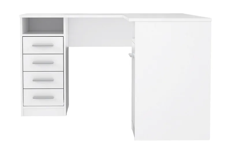 Baacwood Skrivebord 125 cm - Hvid - Møbler - Borde - Kontorbord - Skrivebord - hjørneskrivebord