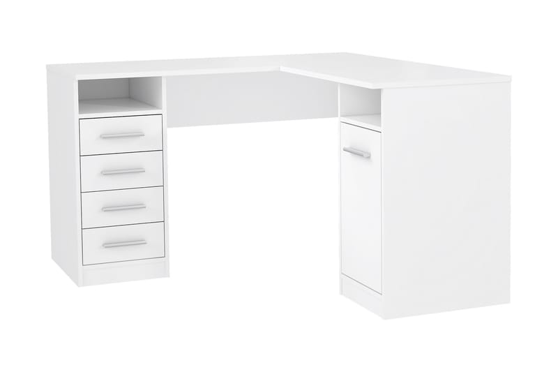 Baacwood Skrivebord 125 cm - Hvid - Møbler - Borde - Kontorbord - Skrivebord