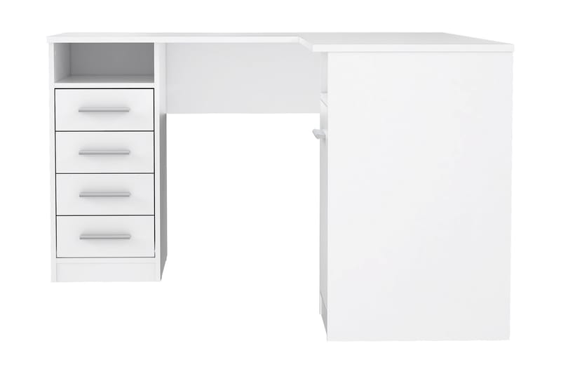 Baacwood Skrivebord 125 cm - Hvid - Skrivebord