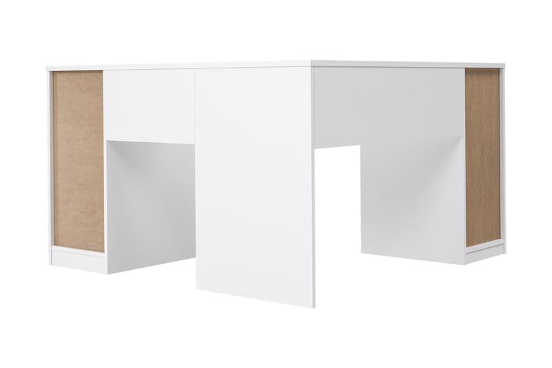 Baacwood Skrivebord 125 cm - Hvid - Møbler - Borde - Kontorbord - Skrivebord