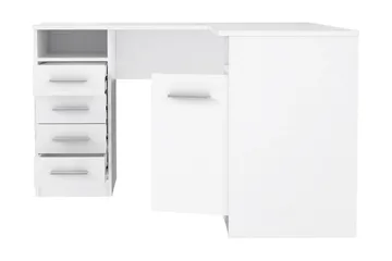 Baacwood Skrivebord 125 cm - Hvid - Møbler - Borde - Kontorbord - Skrivebord - hjørneskrivebord