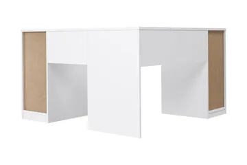 Baacwood Skrivebord 125 cm - Hvid - Møbler - Borde - Kontorbord - Skrivebord - hjørneskrivebord