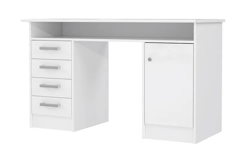 Baacwood Skrivebord 126 cm - Hvid - Møbler - Borde - Kontorbord - Skrivebord