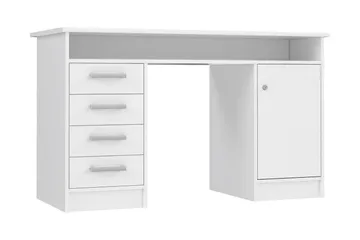Baacwood Skrivebord 126 cm - Hvid - Møbler - Borde - Kontorbord - Skrivebord