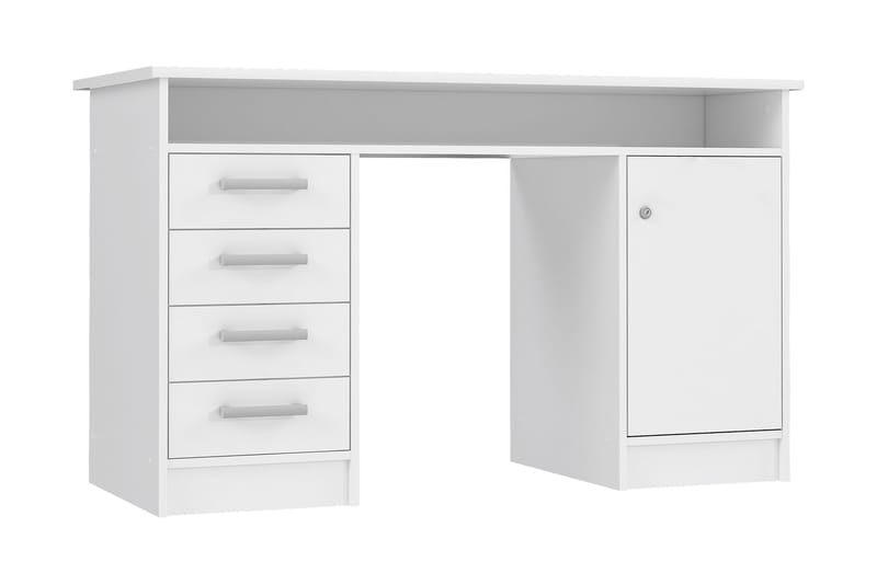 Baacwood Skrivebord 126 cm, Hvid