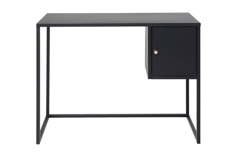 Bakal Skrivebord 95 cm med Opbevaring Skab - Sort - Møbler - Borde - Kontorbord - Skrivebord