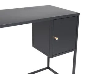 Bakal Skrivebord 95 cm med Opbevaring Skab - Sort - Møbler - Borde - Kontorbord - Skrivebord