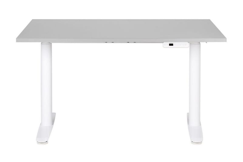 Banner Skrivebord 72x120 cm - Grå/Hvid - Møbler - Borde - Kontorbord - Skrivebord - hæve-sænke-bord