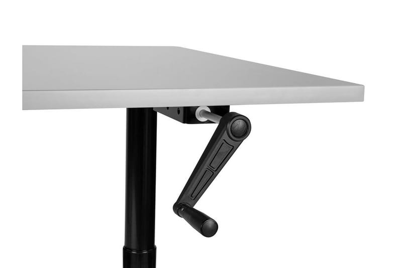 Banner Skrivebord 72x120 cm - Grå/Sort - Møbler - Borde - Kontorbord - Skrivebord - hæve-sænke-bord