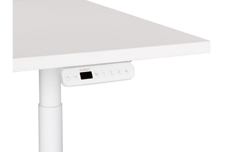 Banner Skrivebord 72x120 cm - Hvid - Møbler - Borde - Kontorbord - Skrivebord - hæve-sænke-bord