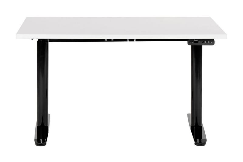 Banner Skrivebord 72x120 cm - Hvid/Sort - Møbler - Borde - Kontorbord - Skrivebord - hæve-sænke-bord