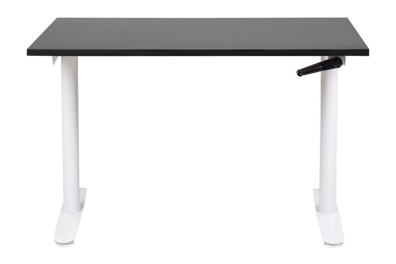 Banner Skrivebord 72x120 cm - Sort/Hvid - Møbler - Borde - Kontorbord - Skrivebord - hæve-sænke-bord