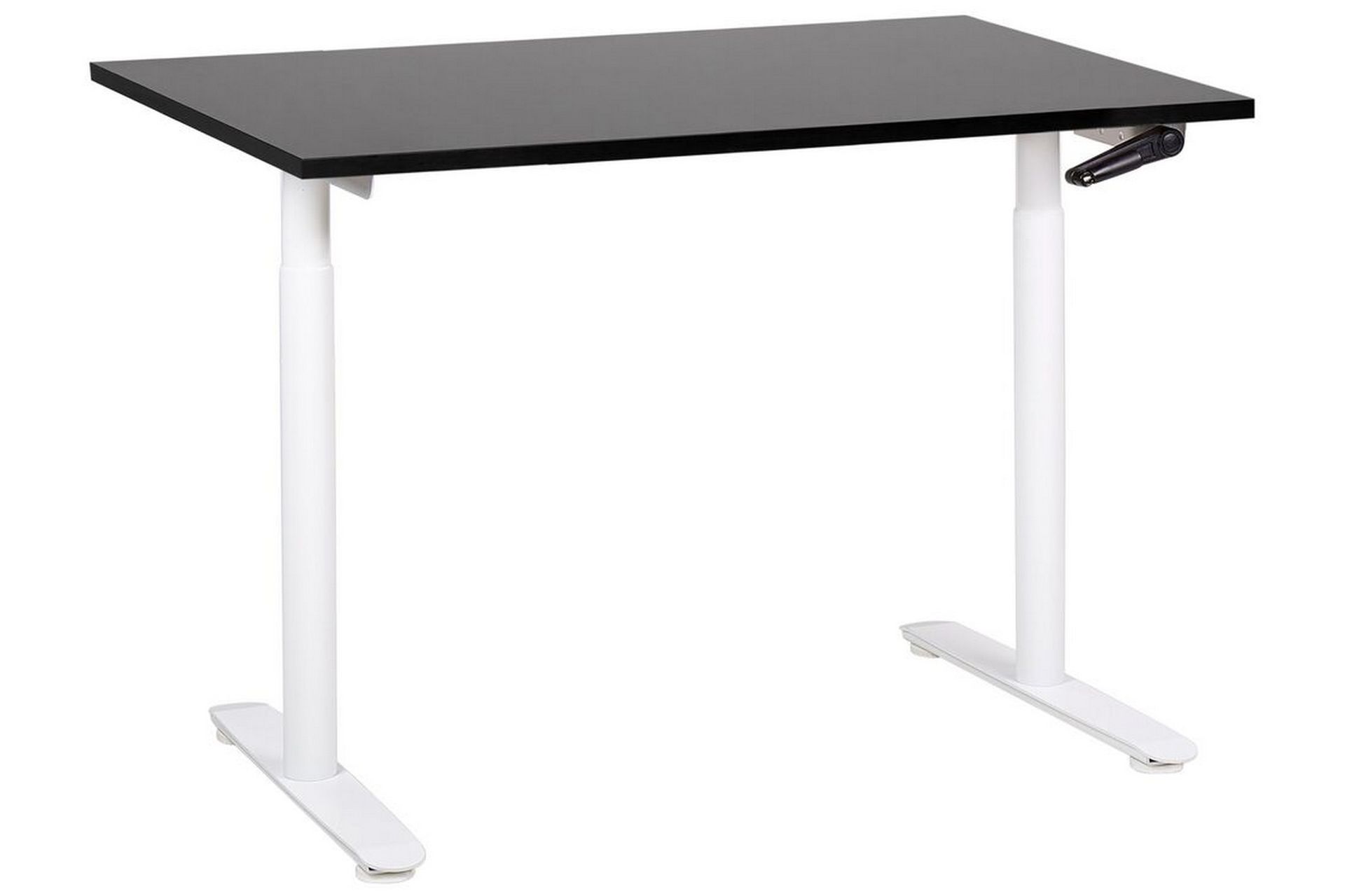 Banner Skrivebord 72x120 cm - Sort/Hvid - Møbler - Borde - Kontorbord - Skrivebord - hæve-sænke-bord