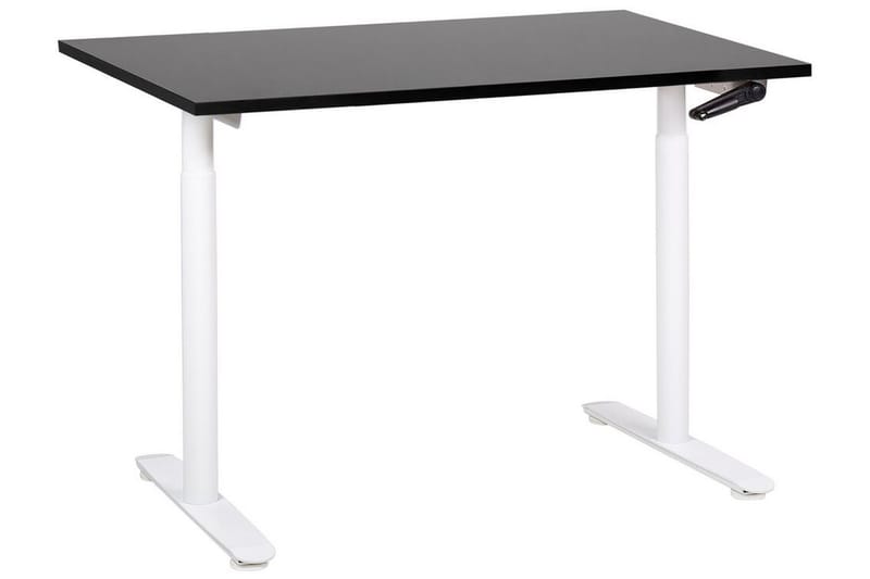 Banner Skrivebord 72x120 cm - Sort/Hvid - Møbler - Borde - Kontorbord - Skrivebord - hæve-sænke-bord
