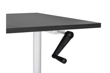 Banner Skrivebord 72x120 cm - Sort/Hvid - Møbler - Borde - Kontorbord - Skrivebord - hæve-sænke-bord